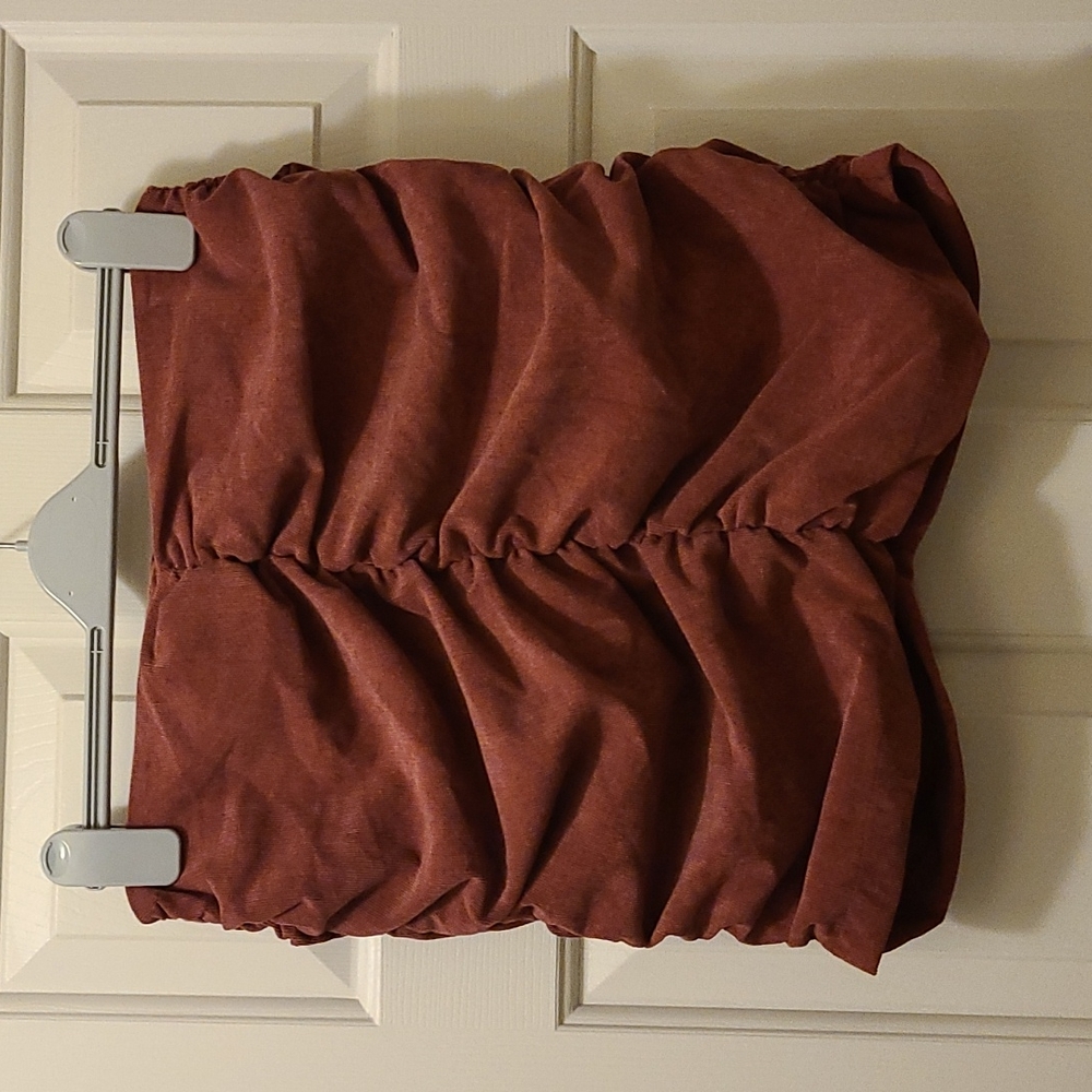 Zara Ruched Corduroy Mini Skirt Size Large - Picture 2 of 6